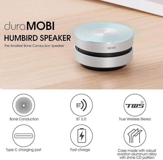 1 Pack Wirelessly BT Speaker Bone Conduction Speakers
